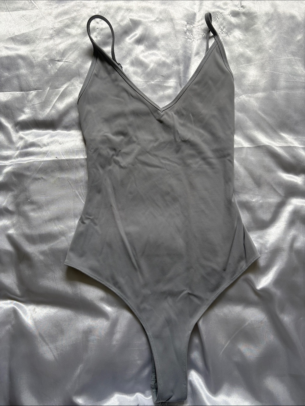 Garage Gray V-Neck Kids One-Piece Bodysuit